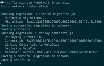 Truffle Migrate